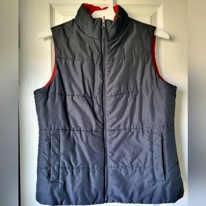 Double-sided Black/Red Vest Size M